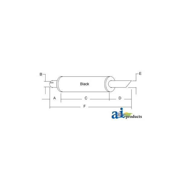 Muffler 31" x7" x7"